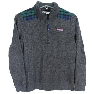 Vineyard Vines Shep Shirt Womens Size XS Gray 1/4 Zip Pullover Sweatshirt